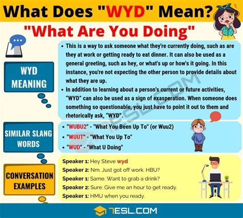 what is wyd stand for|wyd meaning from a guy.